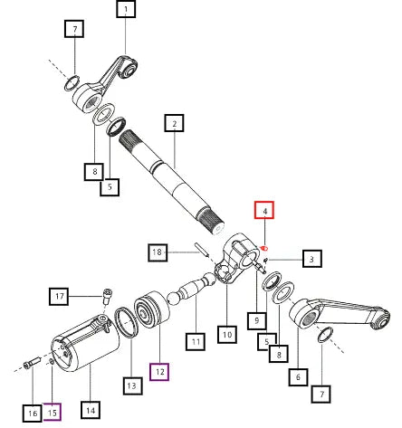 Mahindra Tractor Screw M10 X 20 E007204202D1 Mahindra Direct Parts