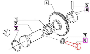 Mahindra Tractor Screw M12x47 - 117409 006500612C1 Mahindra Direct Parts