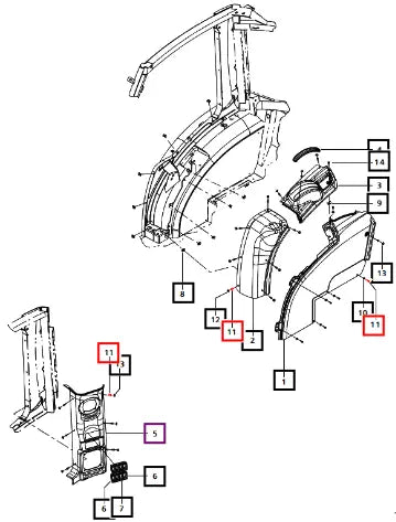 Mahindra Tractor Screw M5 X 16 E007518421D1 Mahindra Direct Parts