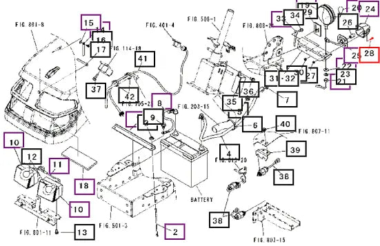 Mahindra Tractor Screw M5×20 A2420105020 Mahindra Direct Parts