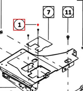 Mahindra Tractor Screw M6 SF0207069 Mahindra Direct Parts