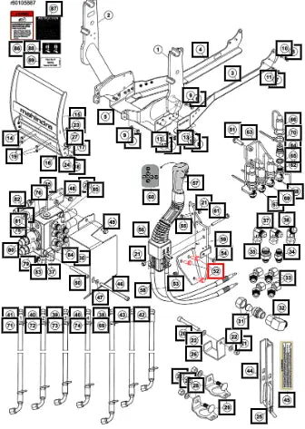 Mahindra Tractor Screw M6sf M8x30 5006017ALO Mahindra Direct Parts