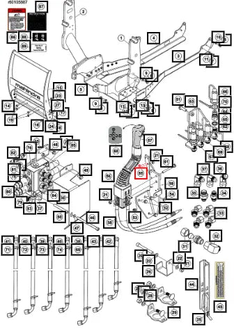 Mahindra Tractor Screw M6sf M8x50 8 8 5053153ALO Mahindra Direct Parts