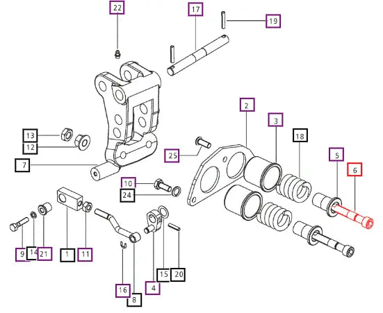 Mahindra Tractor Screw Special E007204223D1 Mahindra Direct Parts