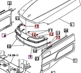 Mahindra Tractor Screw With Washer H2420104010 Mahindra Direct Parts