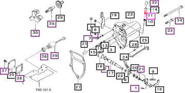 Mahindra Tractor Screw, Adjusting 31A6305601 Mahindra Direct Parts