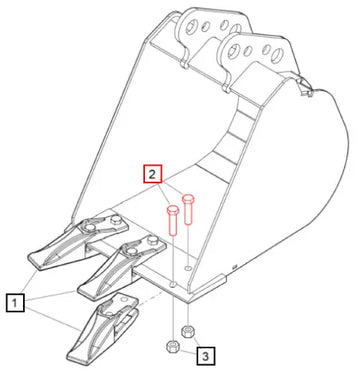 Mahindra Tractor Screw, M12 X 50 (8.8) 5002106ALO Mahindra Direct Parts