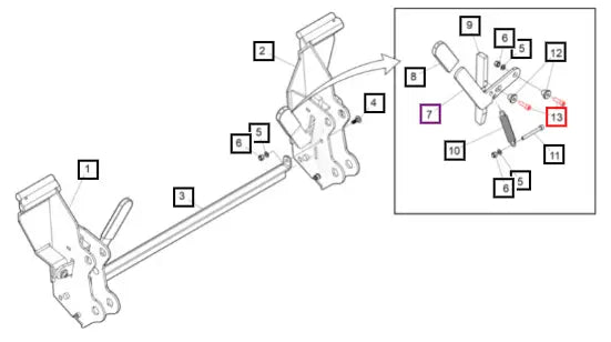 Mahindra Tractor Screw, Mc6s M8 X 35 (8.8) 5004942ALO Mahindra Direct Parts