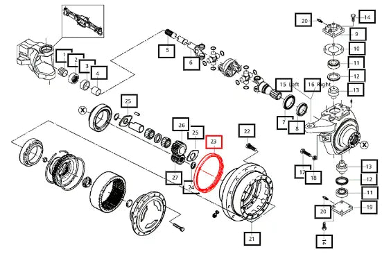 Mahindra Tractor Seal 006506180C1 Mahindra Direct Parts