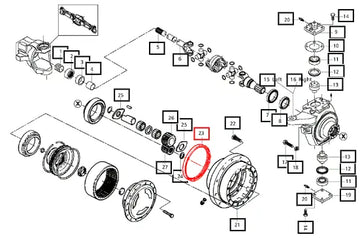 Mahindra Tractor Seal 006506180C1 Mahindra Direct Parts