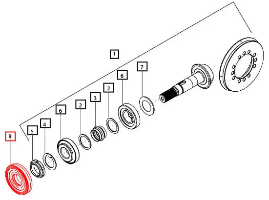 Mahindra Tractor Seal 006514837U1 Mahindra Direct Parts