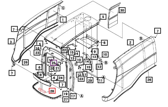 Mahindra Tractor Seal 35787314001 Mahindra Direct Parts