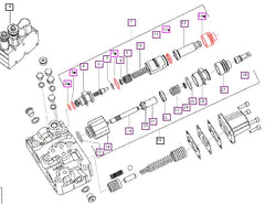 (Limited Availability) Mahindra Tractor Seal Kit For Inching Valve PST E007205907D91