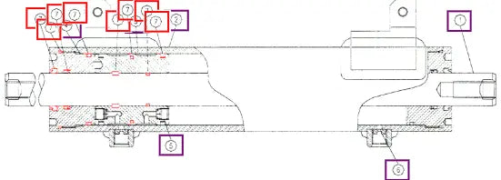 Mahindra Tractor Seal Kit KMW05902042 Mahindra Direct Parts