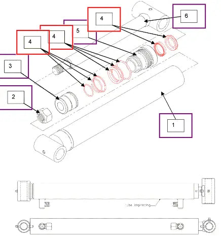 Mahindra Tractor Seal Kit KMW05902067 Mahindra Direct Parts