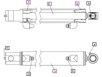 Mahindra Tractor Seal Kit KMW05902145 Mahindra Direct Parts