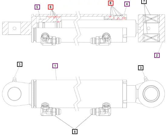 Mahindra Tractor Seal Kit KMW05902168 Mahindra Direct Parts