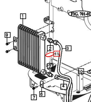 Mahindra Tractor Seal RH 12381063080 Mahindra Direct Parts