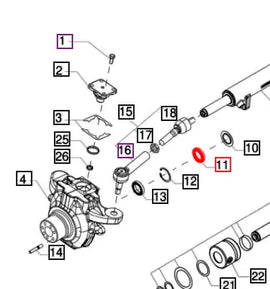 Mahindra Tractor Seal Ring 006527884U01 Mahindra Direct Parts