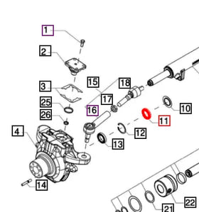 Mahindra Tractor Seal Ring 006527884U01 Mahindra Direct Parts