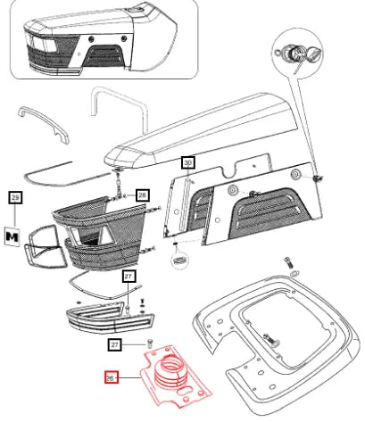 Mahindra Tractor Seal - Steering Column - 4wd 007505110C1 Mahindra Direct Parts