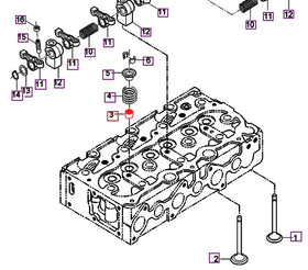 Mahindra Tractor Seal Valve Stem E5205-13152 Mahindra Direct Parts