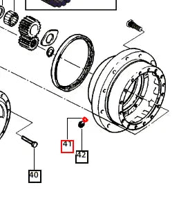 Mahindra Tractor Seal Washer 006506198C1 Mahindra Direct Parts