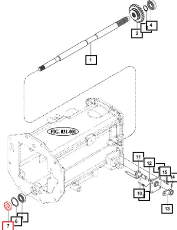 Mahindra Tractor Seal , Oil/s V7401204210 Mahindra Direct Parts