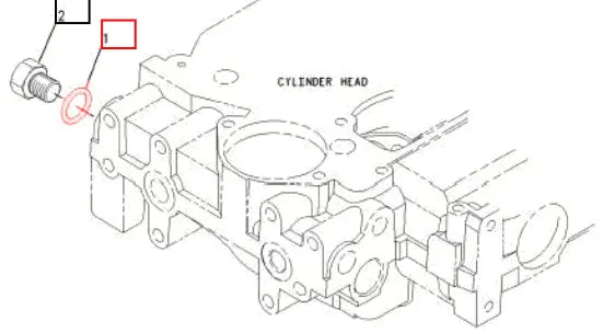 Mahindra Tractor Seal, O-ring 199-9751 Mahindra Direct Parts