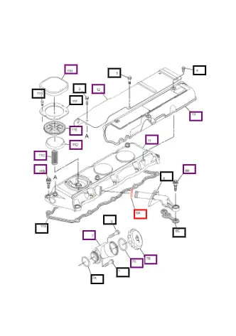 Mahindra Tractor Seal, O-ring M8x1.25x35-mm 150-7732 Mahindra Direct Parts
