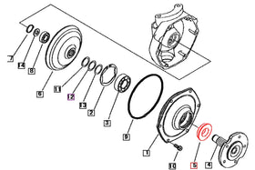 Mahindra Tractor Seal, Oil 35152261001 Mahindra Direct Parts