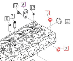 Mahindra Tractor Sealing Cap for Cylinder Head 1522103373