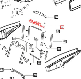 Mahindra Tractor Sealing Radiator Top E007539931D1 Mahindra Direct Parts