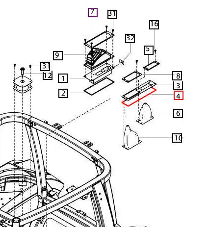 Mahindra Tractor Sealing Rubber 007638181U1 Mahindra Direct Parts