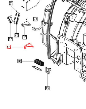 Mahindra Tractor Sealing Rubber Brake Cable 007638180U1 Mahindra Direct Parts