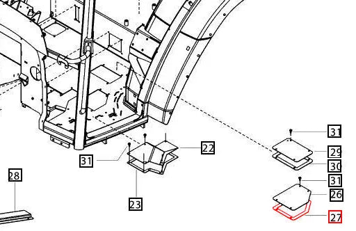 Mahindra Tractor Sealing Rubber Float Unit 007638176U1 Mahindra Direct Parts
