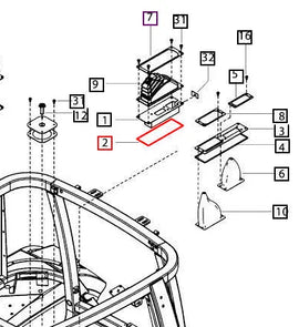 Mahindra Tractor Sealing Rubber Hand Brake 007638186U1 Mahindra Direct Parts