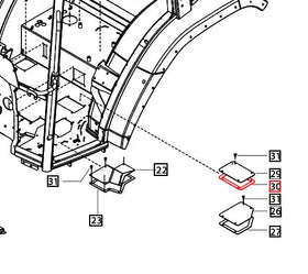 Mahindra Tractor Sealing Rubber PTO Valve 007638863U1 Mahindra Direct Parts