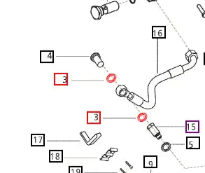 Mahindra Tractor Sealing Washer 007203087D1 Mahindra Direct Parts