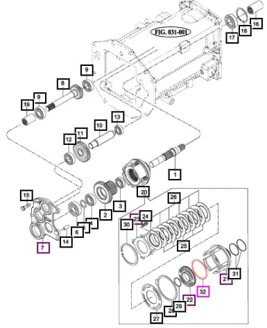 Mahindra Tractor Sealing (a) 15642212080 Mahindra Direct Parts