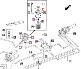 Mahindra Tractor Sealing washer 005554637R2 Mahindra