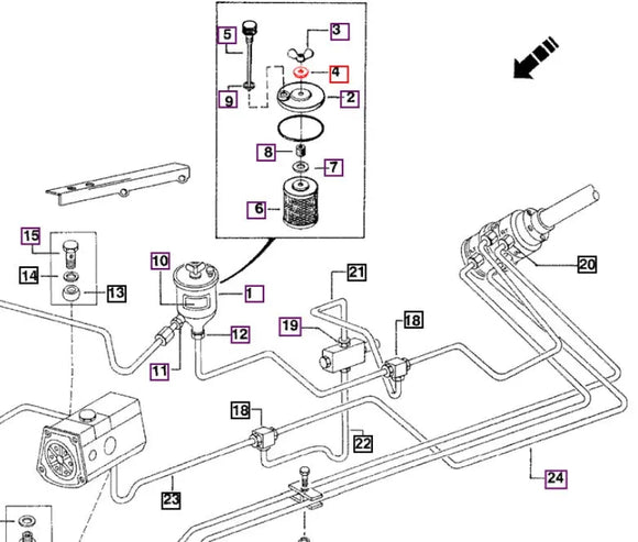 Mahindra Tractor Sealing washer 005554637R2 Mahindra