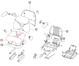 Mahindra Tractor Seat Cushion 530015981S Mahindra Direct Parts