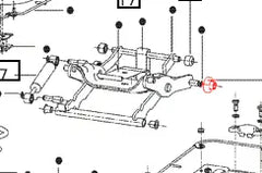 Mahindra Tractor Seat Roller Guide 007606749C1