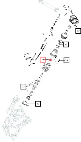 Mahindra Tractor Seat Spring Outer Dc 007218918U01 Mahindra Direct Parts