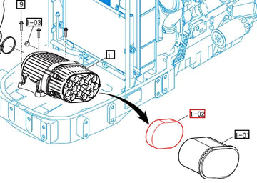 Mahindra Tractor Secondary Inner Air Filter 19021032020 Mahindra Direct Parts