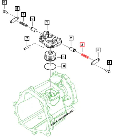 Mahindra Tractor Selection Spring 5th Rev 0703CD1230N Mahindra Direct Parts