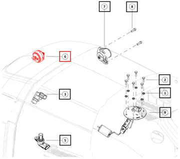 Mahindra Tractor Sensor Airclog 40mbar 007708320K91 Mahindra Direct Parts