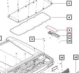 Mahindra Tractor Service Cover Seal RH 008901362N01 Mahindra Direct Parts