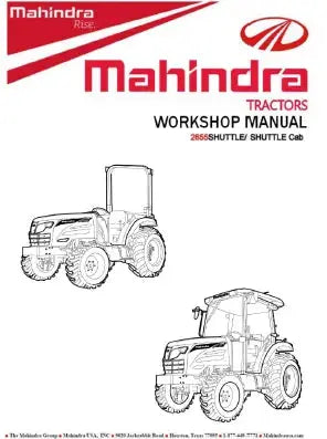 Mahindra Tractor Service Manual 12279600010 Mahindra